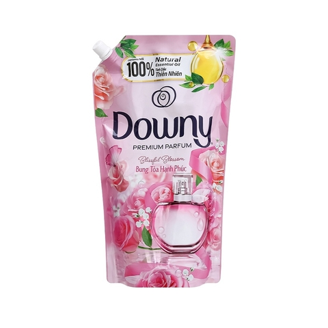 Nước xả vải Downy bung tỏa hạnh phúc, túi (1.35lít),