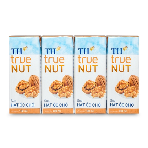 Sữa hạt óc chó, TH true Nut (180ml*4hộp).