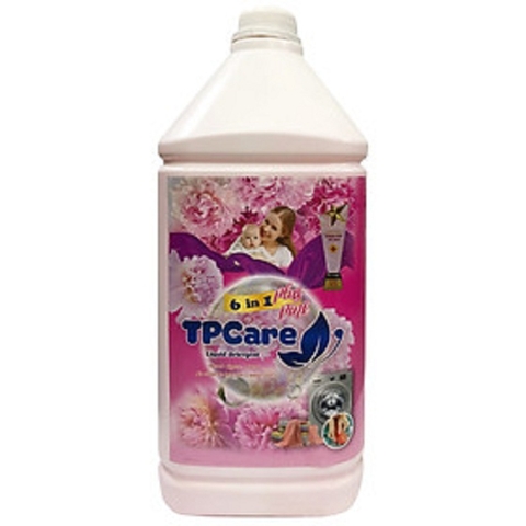 Nước giặt xả TPCare 6in1, can hồng (3.5lít).
