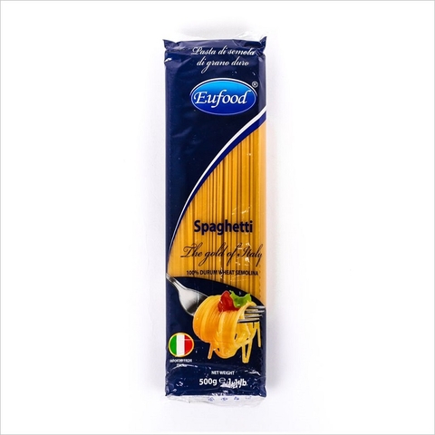 Mì Ý Spaghetti-Eufood, 1.1lb (500g)