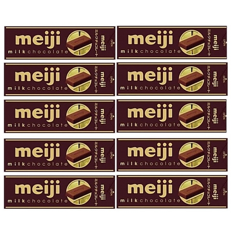 Kẹo Socola Milk Black Chocolate-Meiji, nâu (42g),