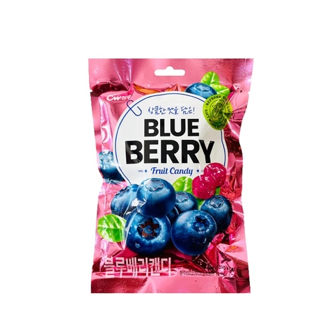 Kẹo trái cây vị Việt Quất-Blueberry Candy, Hàn Quốc, gói (100g).