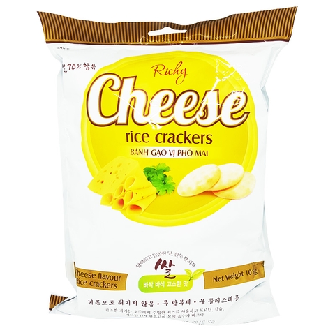 Bánh gạo Richy Cheese vị phô mai (105g),