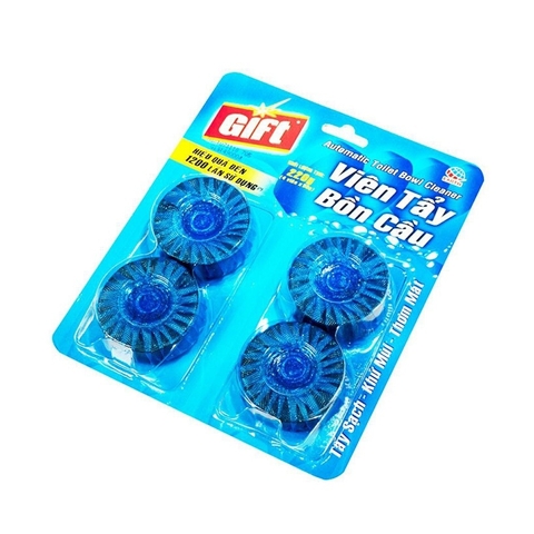 Viên tẩy bồn cầu Gift, vỉ (4viên).
