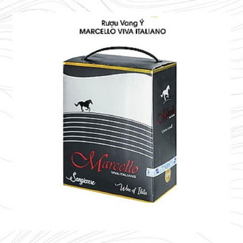 Rượu vang Marcello Sangiovese-Italia, bịch (3lít, 13.5%).