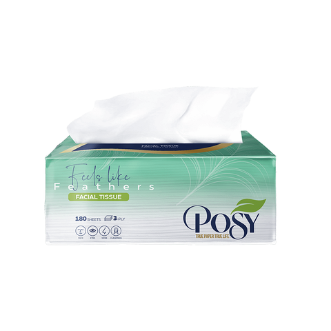 Giấy ăn Posy (180*200mm/180tờ, 3lớp),