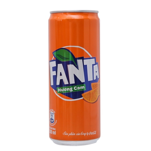 Nước ngọt Fanta hương cam, lon (320ml).
