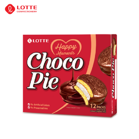 Bánh choco pie, Lotte-Hàn Quốc, hộp (336g),