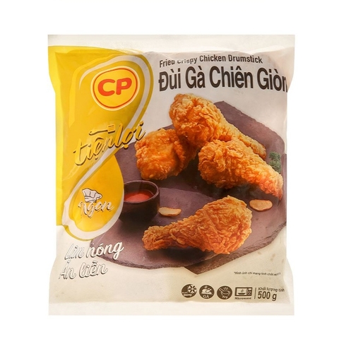 Đùi gà chiên giòn CP, túi (500g),
