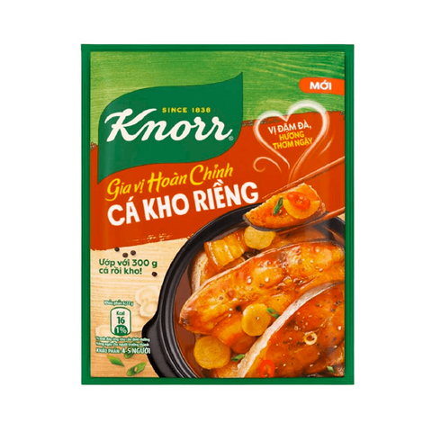 Gia vị hoàn chỉnh cá kho riềng-Knorr (28g).