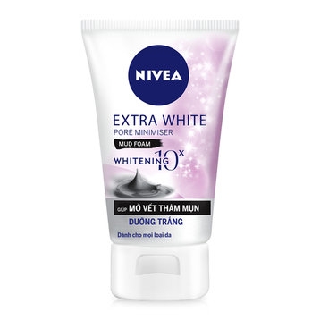 Sữa rửa mặt Nivea giúp trắng da & se khít lỗ chân lông (50g)