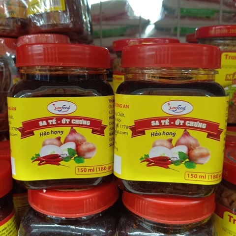 Sa tế ớt chưng-Anfood, lọ (150ml/180g),