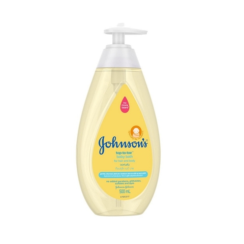 Sữa tắm gội Johnson’s Top-to-toe baby bath, chai (500ml),