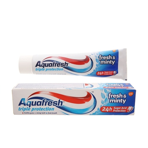 Kem đánh răng Aquafresh triple protection, bac hà thơm mát (100g),