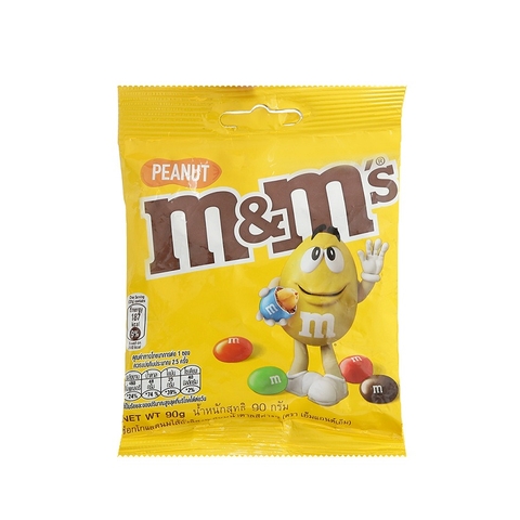 Kẹo Socola đậu phộng M&M, gói (90g),