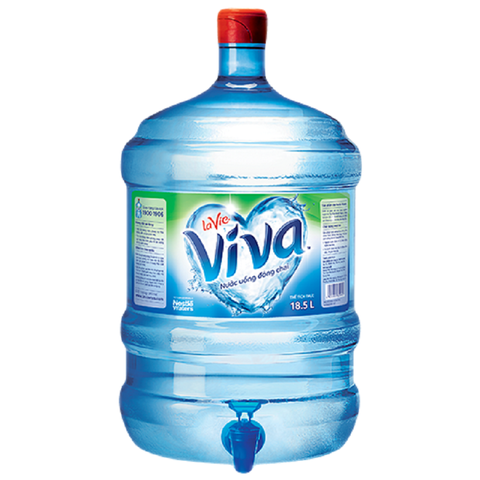 Nước tinh khiết Lavie-H2O Viva, bình vòi (19lít)-gồm 50k tiền vỏ,