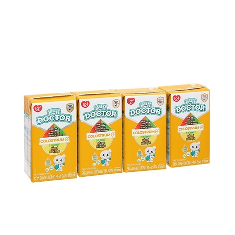 Sữa dinh dưỡng pha sẵn Kun Doctor Colostrum-Kun, vỉ (110ml*4)