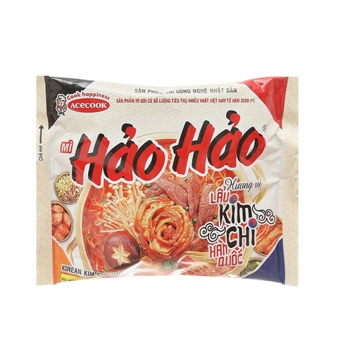 Mì Hảo Hảo-hương vị lẩu kim chi Hàn Quốc (75g),