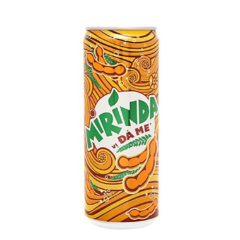 Nước ngọt Mirinda vị đá me, lon (320ml),