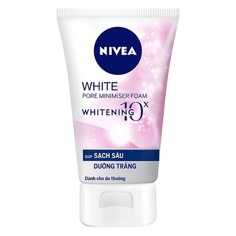 Sữa rửa mặt Nivea giúp trắng da & se khít lỗ chân lông (100g)