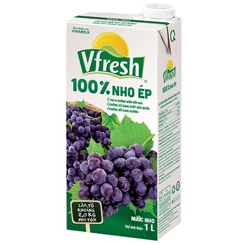 Nước Nho ép Vfresh (1lít)'