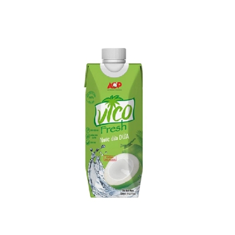 Nước dừa tươi, hương vị dừa dứa-Vico Fresh (330ml).