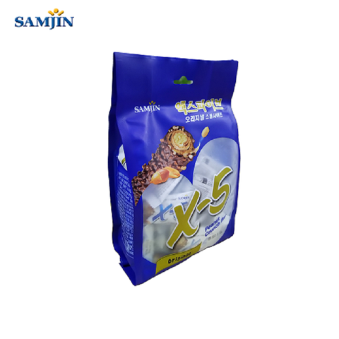 Bánh X5 Samjin, đậu phộng socola-Hàn Quốc, túi (494g).