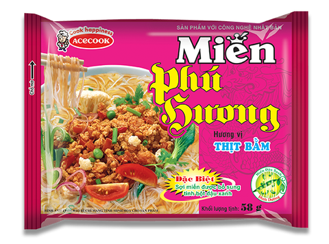 Miến Phú Hương-hương vị Thịt Bằm, Acecook (58g)'