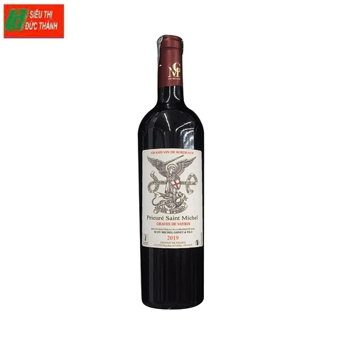Rượu vang Prieuré Saint Michel 2019-Pháp, chai (750ml, 13.5%),