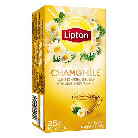Trà Lipton hoa cúc (Chamomile), hộp (25g/25*1g),