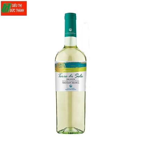 Rượu vang trắng Malvasia Bianca, Salento Terre di Sole-Ý, chai (750ml, 12%).