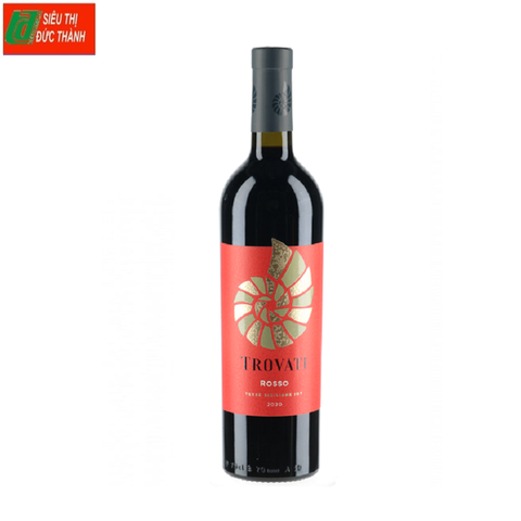 Rượu vang Rosso Trovati, Terren Siciliane-Ý, chai (750ml, 13%).