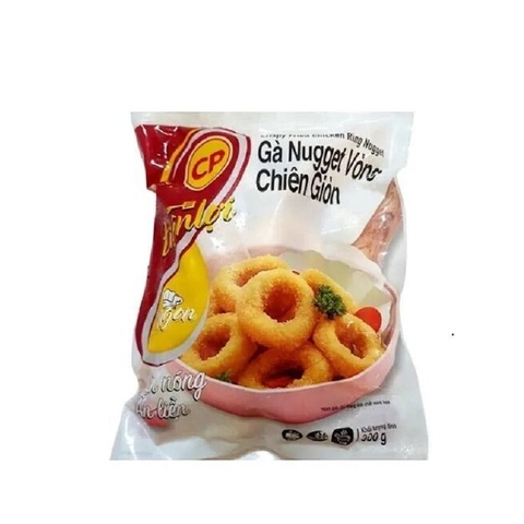 Gà Nugget vòng chiên giòn CP, túi (300g).