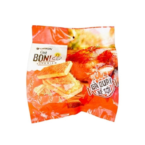 Bánh ăn sáng C'est Bon Sandwich gà quay xé sợi-Orion (150g/25g*6p)