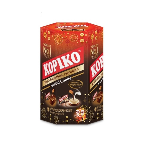 Kẹo cà phê Coffee Candy-Kopiko, hộp giấy (119g).