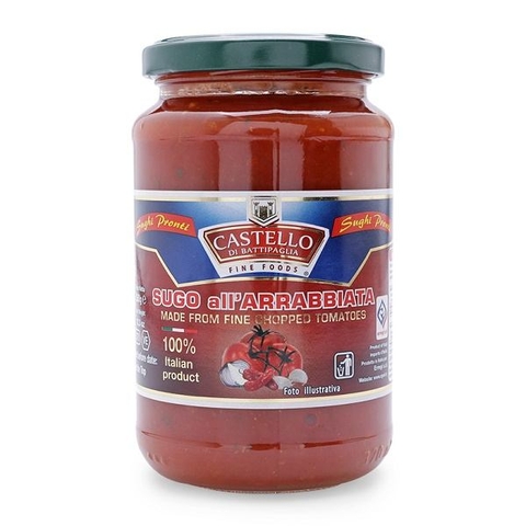 Xốt mì Spaghetti Arrabbiata Castello, lọ (350g)