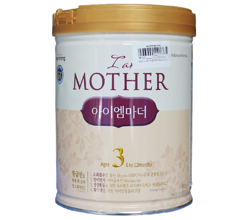 Sữa bột I am Mother số 3-Hàn Quốc, 6-12 tháng tuổi (400g)'