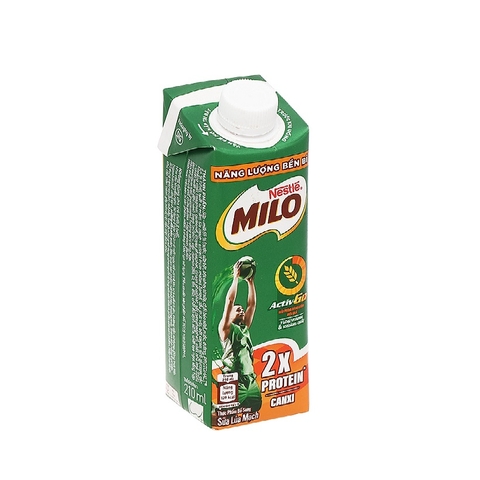 Sữa lúa mạch milo ActivGo Protein canxi-Nestle, hộp (210ml),