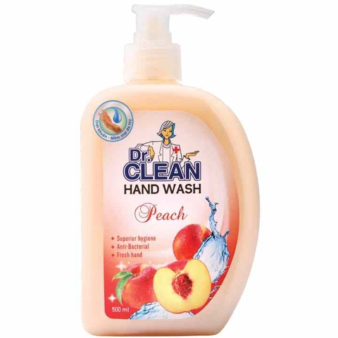 Sữa rửa tay DR.Clean hương Đào (500ml)