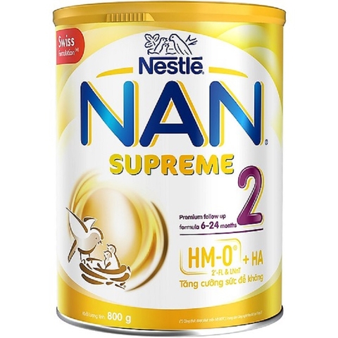 Sữa Nan Supreme Việt số 2, từ 6-24 tháng tuổi (800g).