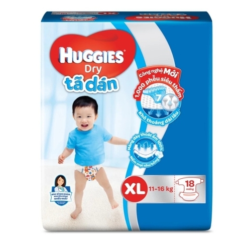 Tã dán Huggies XL18