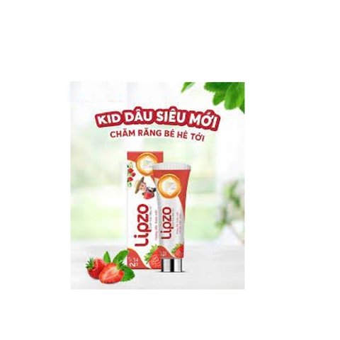 Kem đánh răng Lipzo cười tỏa diệu kỳ-hương dâu, từ 2 tuổi (75g)