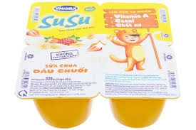 Sữa chua dâu chuối Susu-Vinamilk (80g*4hộp)