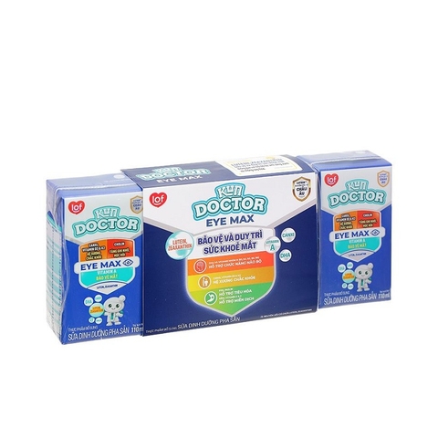 Sữa dinh dưỡng pha sẵn Kun Doctor Eye Max, vỉ (110ml*4).