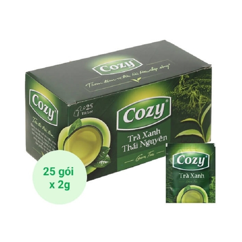 Trà xanh Thái Nguyên-Cozy, túi lọc (50g/25túi*2g).