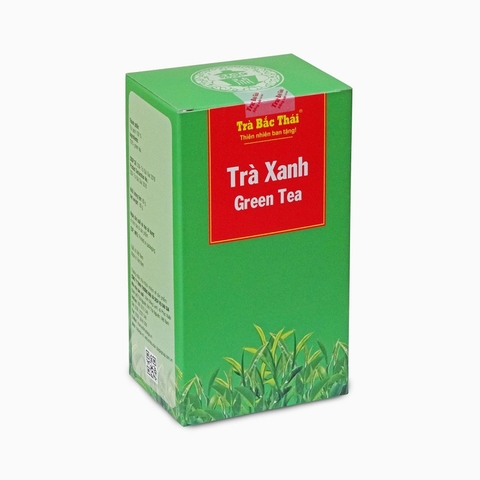 Trà xanh-Trà Bắc Thái, hộp giấy (80g).