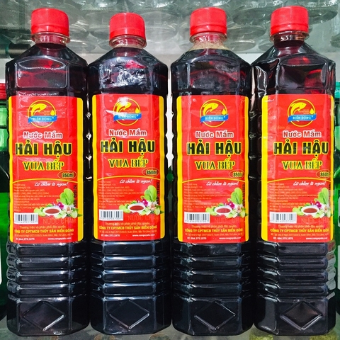 Nước mắm Hải Hậu Vua bếp, <10 độ đạm, chai (860ml, <10N)