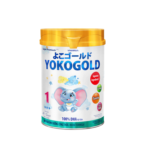 Sữa bột YoKo Gold số 1, 100% DHA từ tảo-Vinamilk, 0-12 tháng (850g),