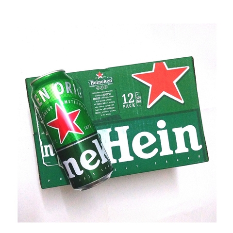 Bia Heineken, thùng (12*500ml, 5%), NK