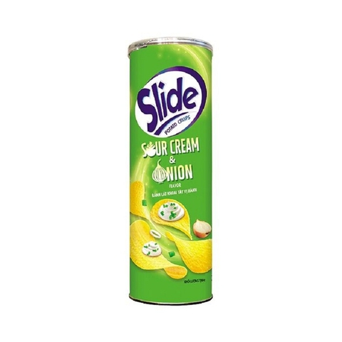 Bánh lát khoai tây, vị kem chua và hành-Kinh Đô, hộp (145g).